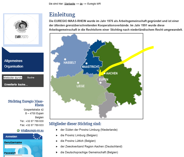 euregio mass rhein - Grenzen in Limburgs Süden