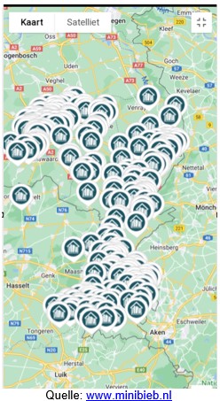 Karte der minibies in Limburg 